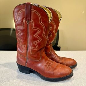 Vintage Oiled Brown Durango Western Cowboy Boots Men’s size 10.5 D Round Toe